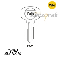 Mieszkaniowy 103 - klucz surowy mosiężny - Yale YPADBLANK 10